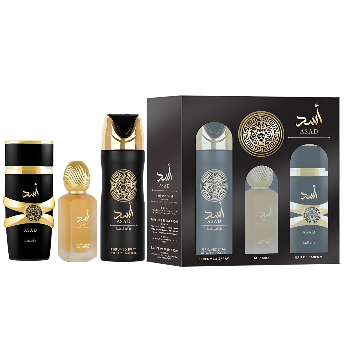 Lattafa Asad Gift Set - 6290362340126