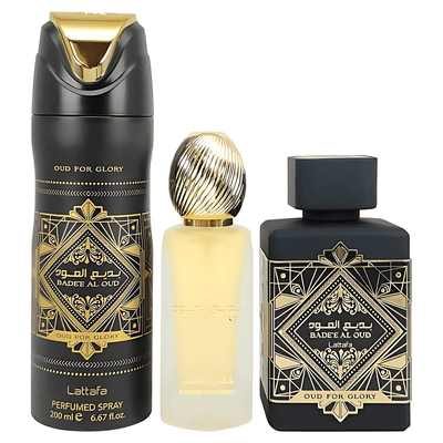 Lattafa Bade'e Al Oud Glory Gift Set - 6290360599984