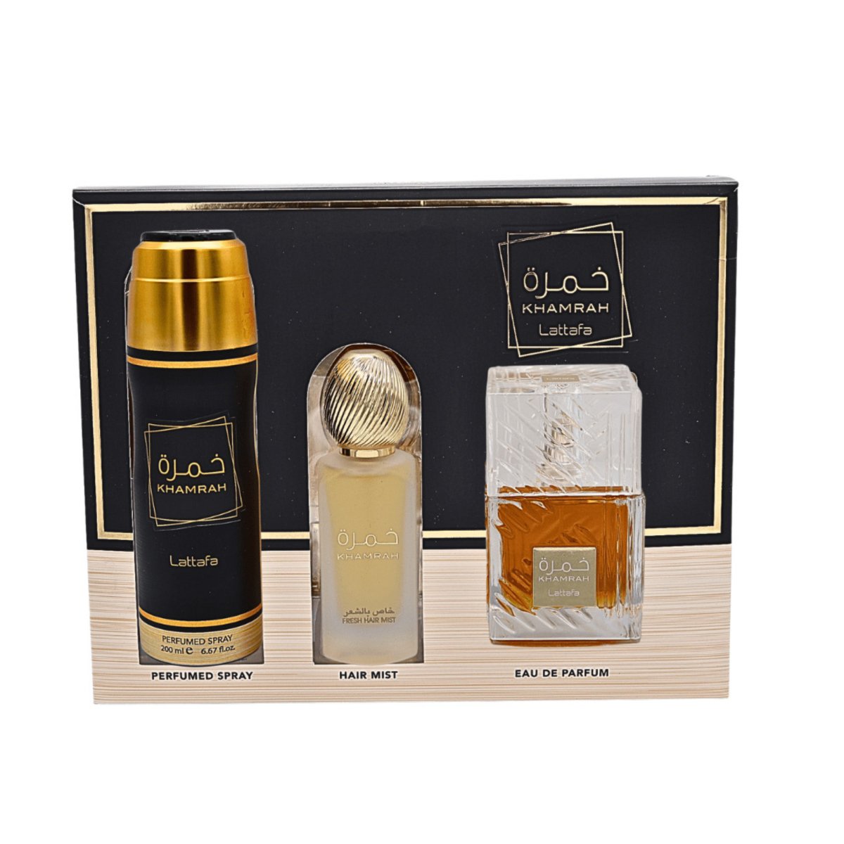 Lattafa Khamrah Gift Set - 6290362340096