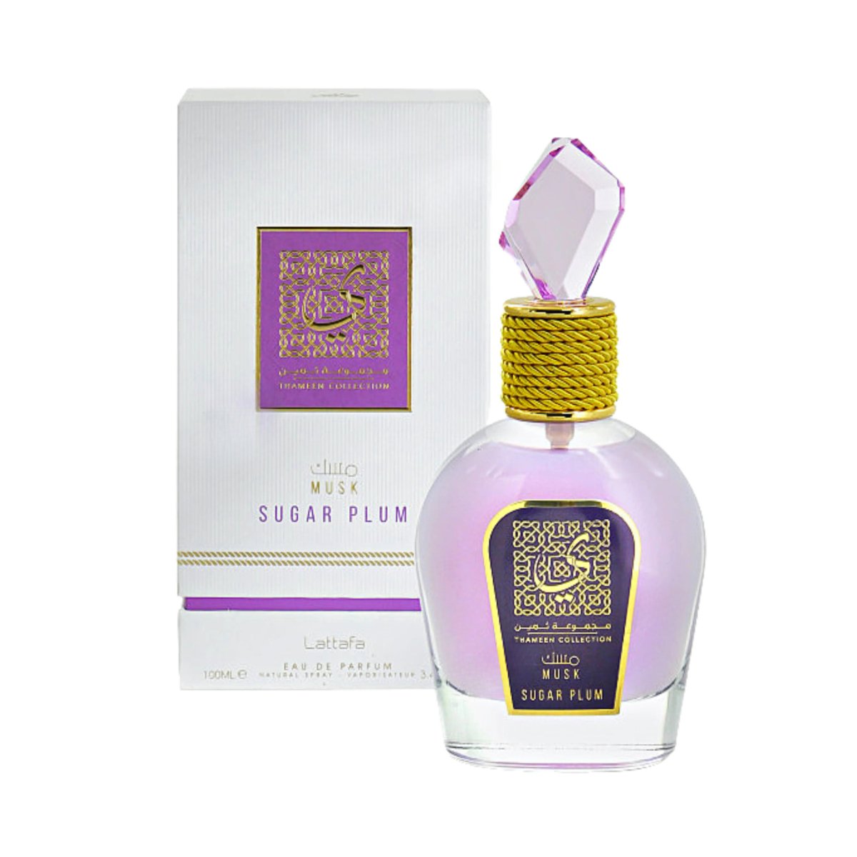 Lattafa Musk Sugar Plum 3.4 oz - Eau de Parfum - Fragrance - 6291108734520