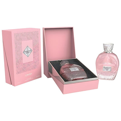 Experience the allure of FERMONY SWEET, a unisex perfume blending vibrant fruits, rich florals, and warm musk in a 3.4 oz bottle. - Le Bonheur - 3.4 oz - Eau de Parfum - Fragrance - 6288002800178 - Fragrance