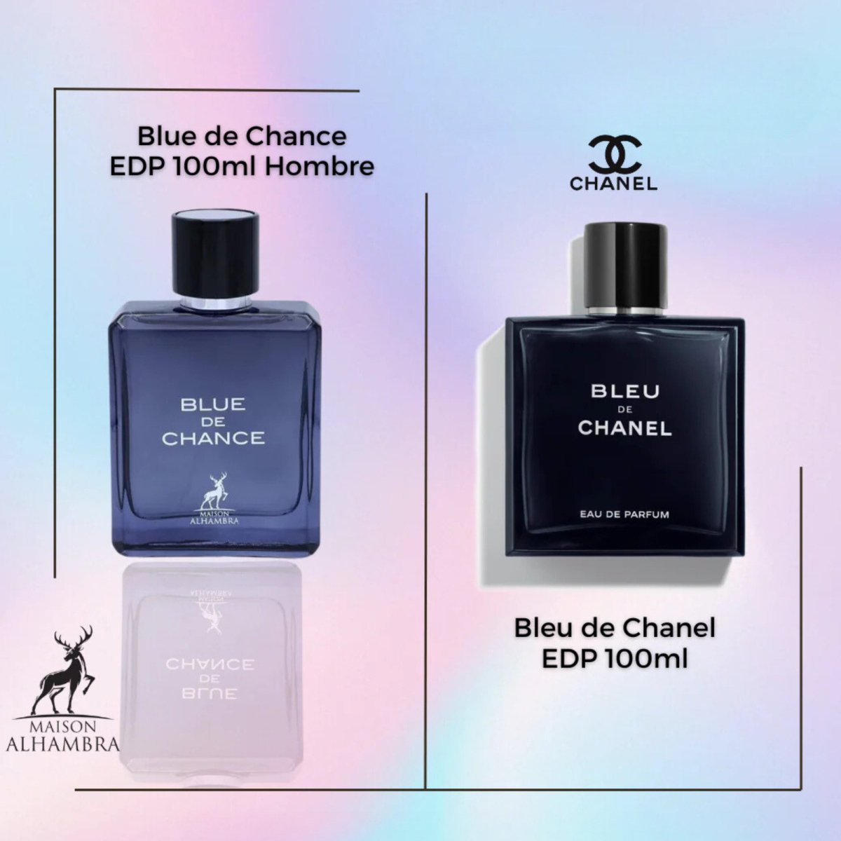 Maison Alhambra Blue De Chance 3.4 oz - Eau de Parfum - Fragrance - 6291107459165