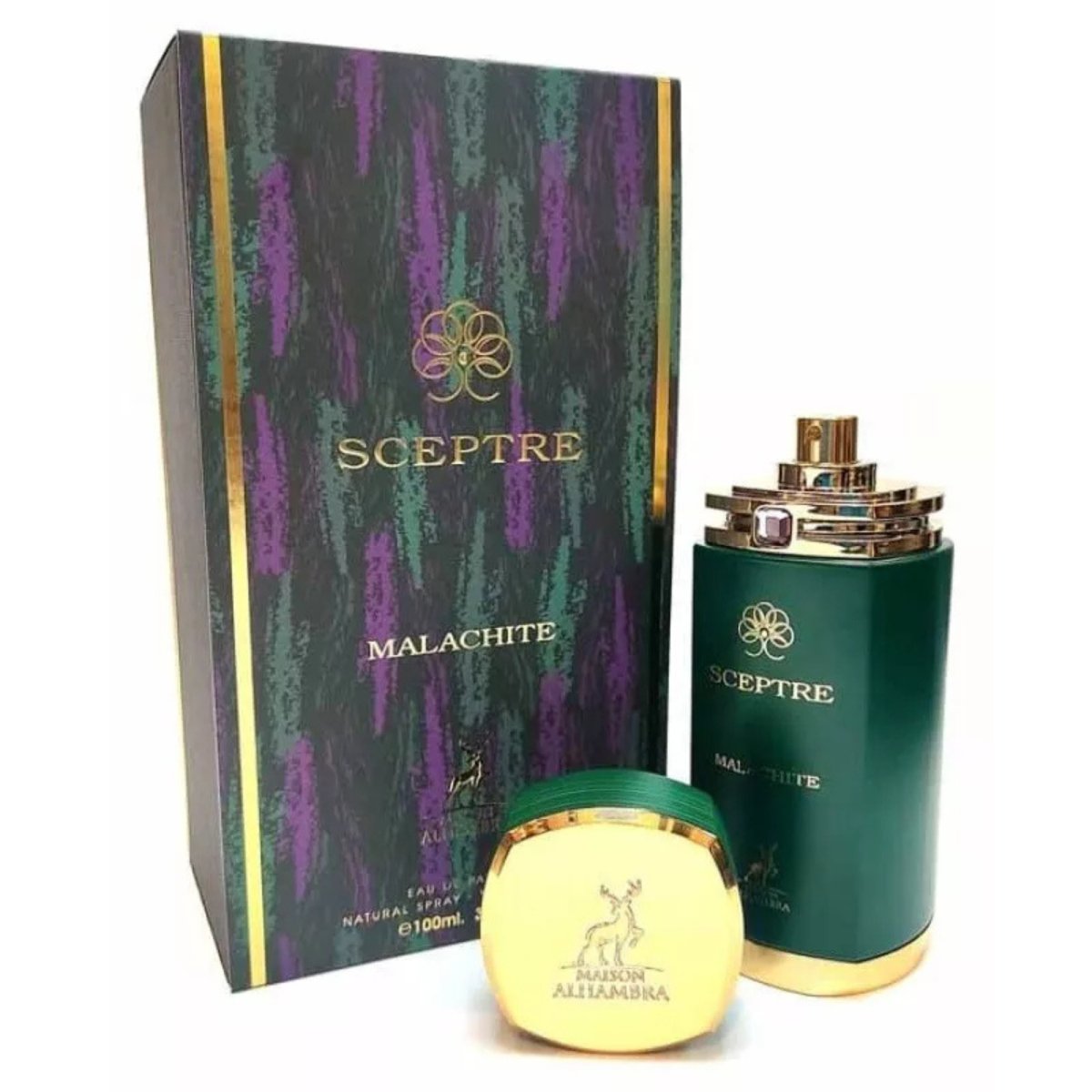 Maison Alhambra Sceptre Malachite 3.4 oz - Eau de Parfum - Fragrance - 6290360591599