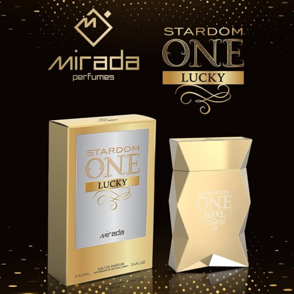 Mirada Stardom One Lucky 3.4 oz - Eau de Parfum - Fragrance - 6291109844129