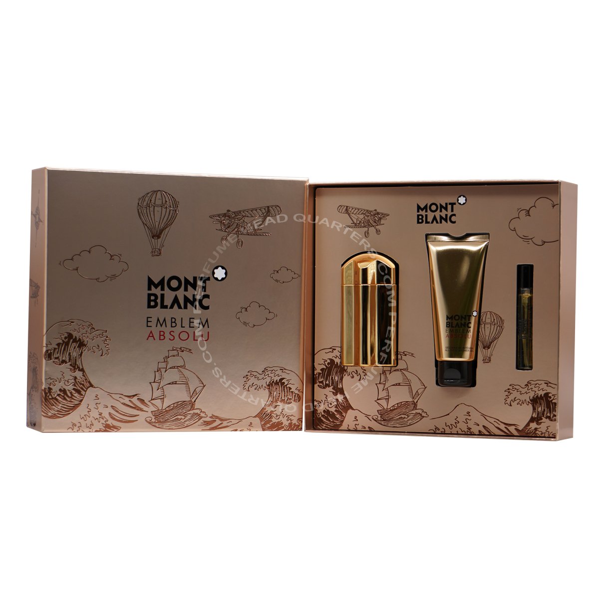 Montblanc Men's Emblem Absolu Gift Set Fragrances EDT - Perfume Headquarters - Mont Blanc - Gift Set - 3386460097994 - Gift Set