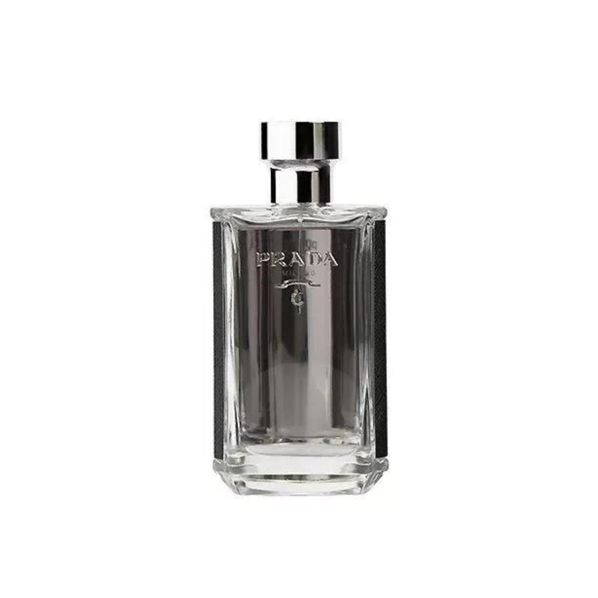 Prada L'Homme by Prada is a fragrance for men that was created in 2016. It is a woody chypre fragrance with notes of neroli, black pepper, cardamom, and carrot seeds. It also has middle notes of iris, violet, geranium, and mate, and base notes of amber, cedar, patchouli, and sandalwood. It has a powdery scent that is well - balanced and can be worn during the day. - Prada - 3.3 oz - Eau de Toilette - Fragrance - 8435137749607 - Fragrance