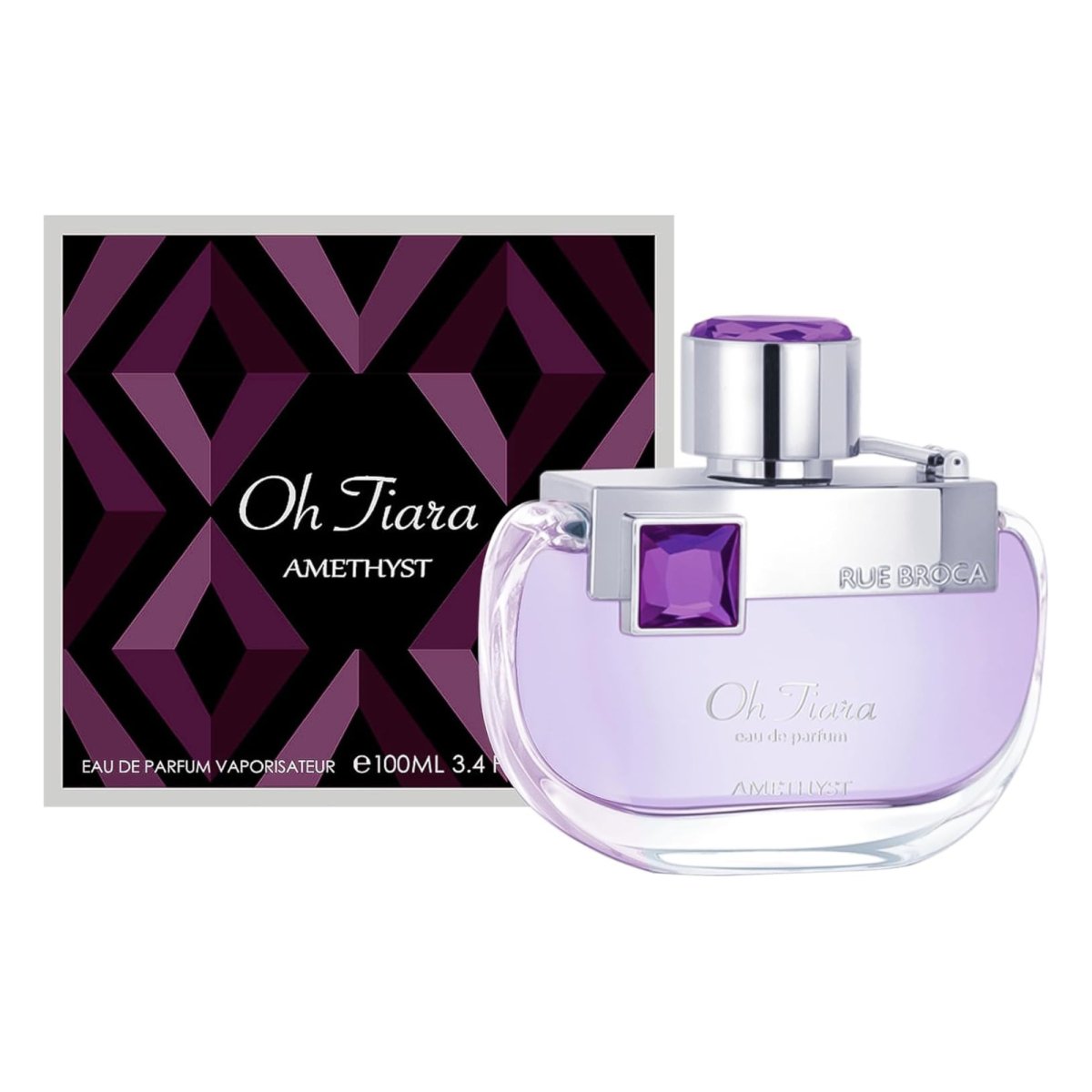 Rue Broca Ladies Oh Tiara Amethyst EDP Spray 3.4 oz Fragrances - Rue Broca - 3.4 oz - Eau de Parfum - Fragrance - 6290171010173 - Fragrance