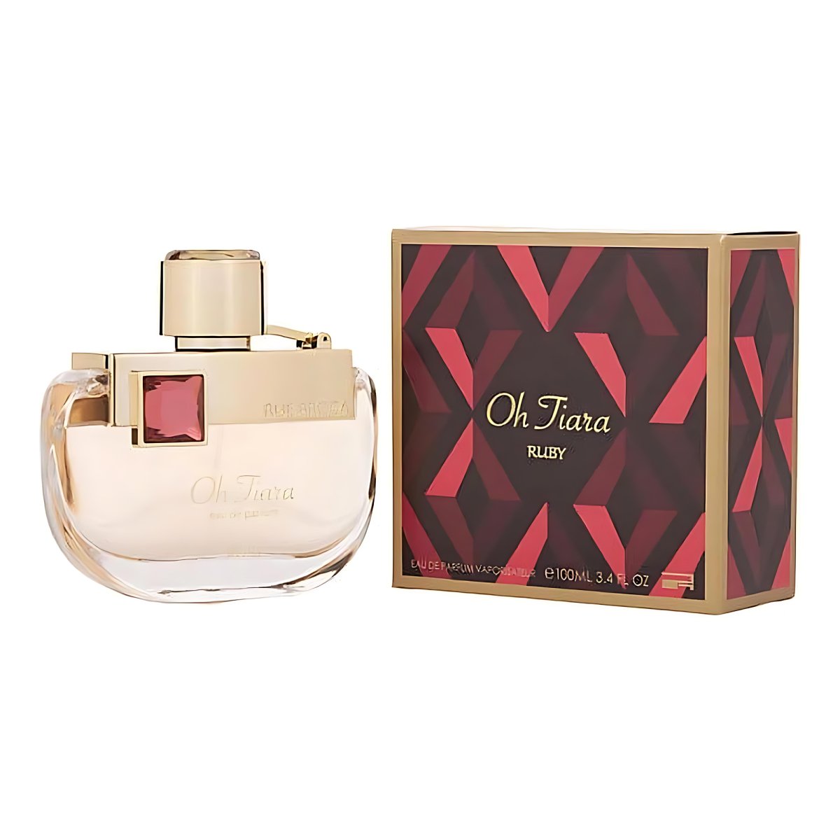 Afnan Ladies Rue Broca Oh Tiara Ruby EDP Spray 3.4 oz Fragrances - Rue Broca - 3.4 oz - Eau de Parfum - Fragrance - 6290171010180 - Fragrance