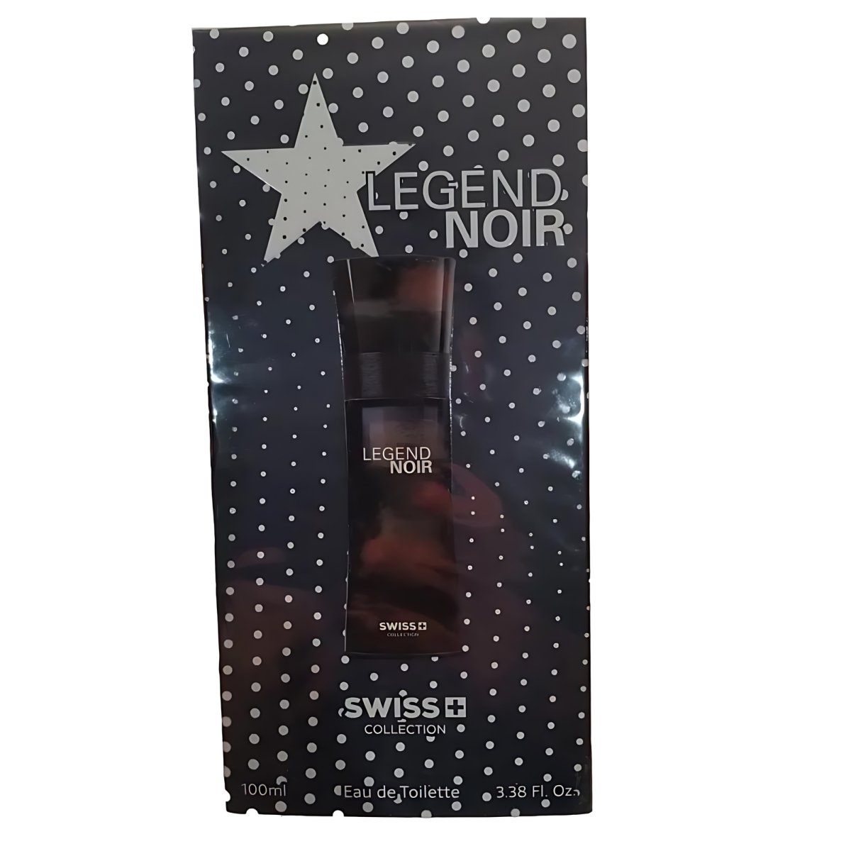 Legend Noir by Swiss Collection EDT 3.4 oz - Perfume Headquarters - Swiss Collection - 3.4 oz - Eau de Toilette - Fragrance - 658238739072 - Fragrance