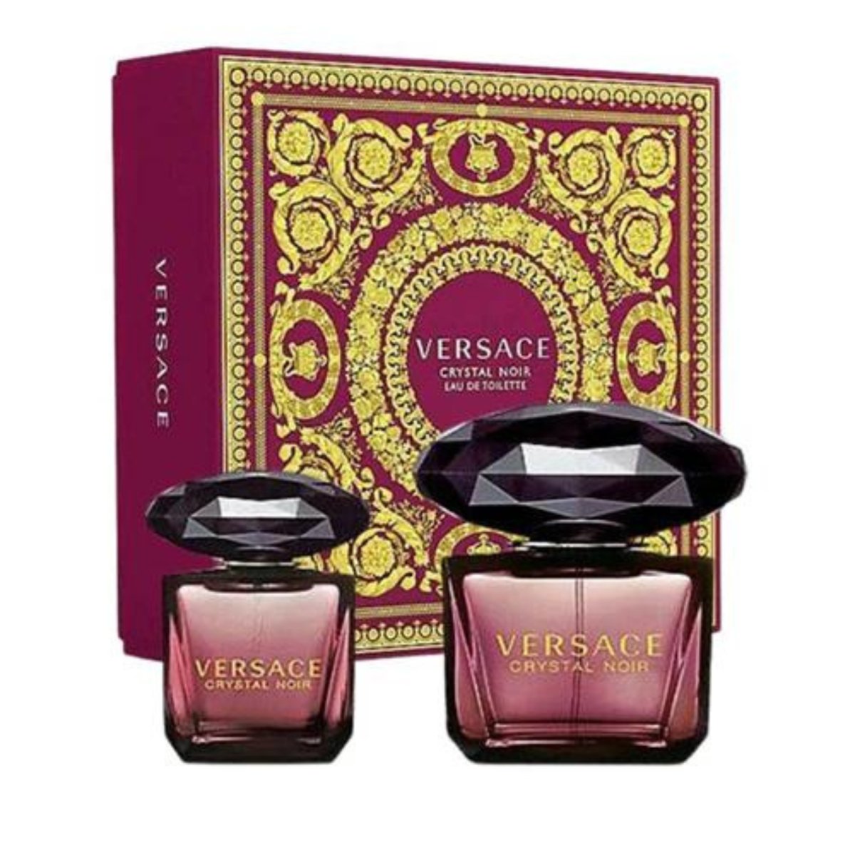 VERSACE Ladies Crystal Noir 2PCS Gift Set Fragrances - Perfume Headquarters - Versace - Gift Set - 8011003859658 - Gift Set