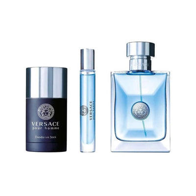 VERSACE Men's Pour Homme 3PCS Gift Set Fragrances - Versace - 8011003873555 - Gift Set