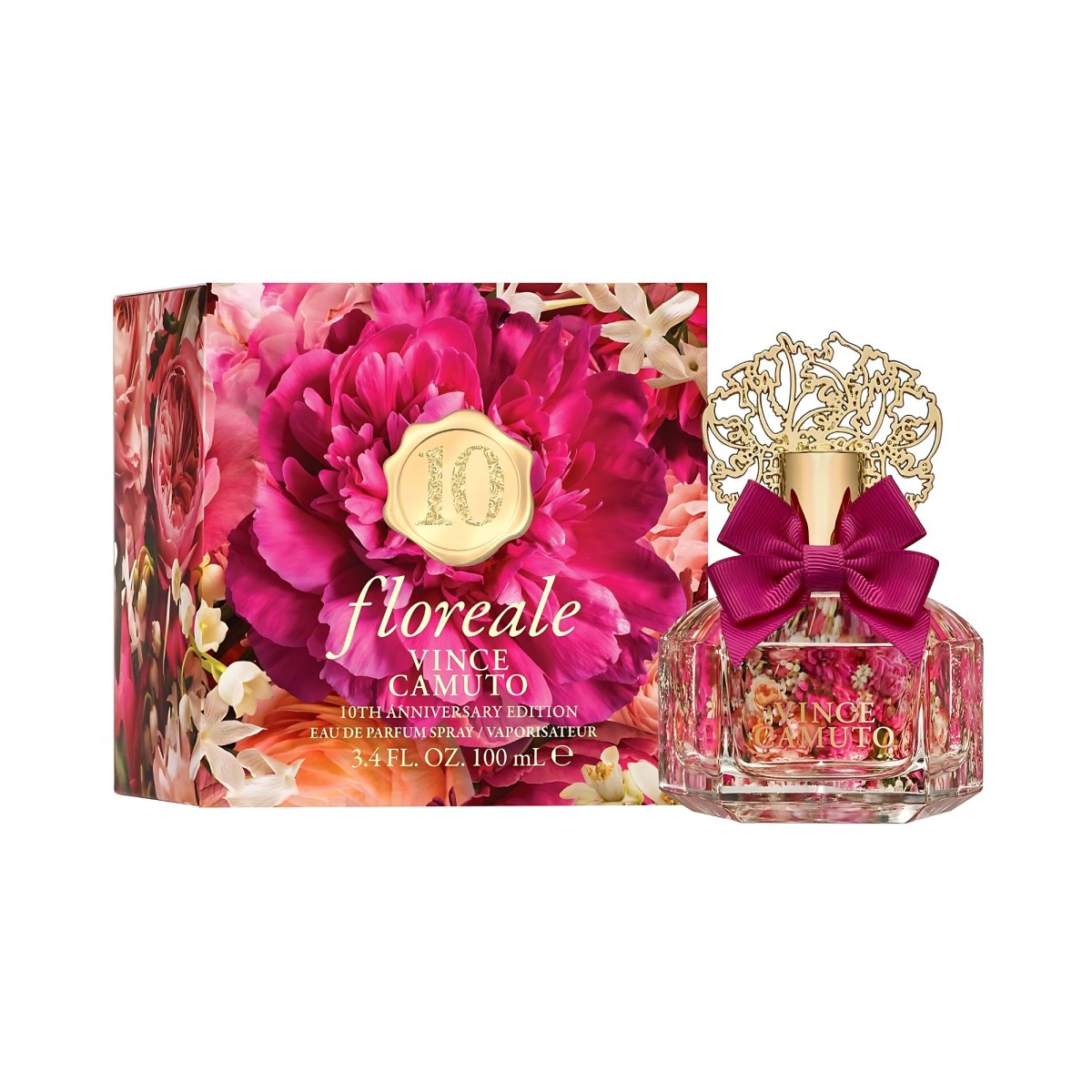 VINCE CAMUTO Floreale EDP Spray - 3.4 oz (100 ml) (W) - Perfume Headquarters - Vince Camuto - 3.4 oz - Eau de Parfum - Fragrance - 608940582107 - Fragrance