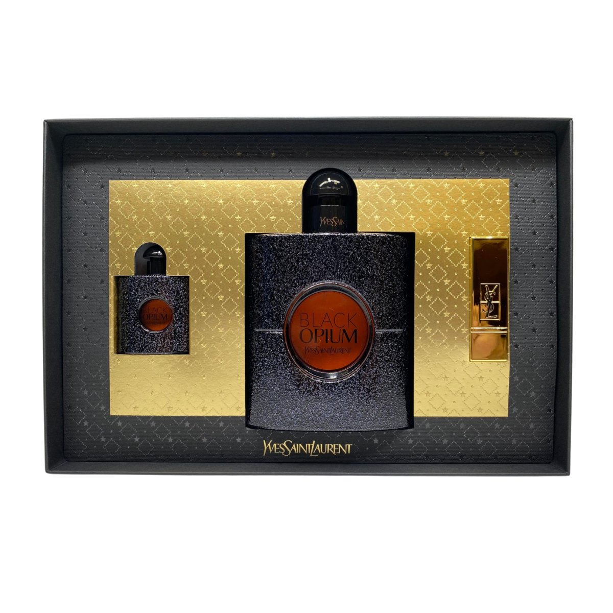 Yves Saint Laurent Ladies Black Opium 3pc Gift Set Fragrances - Yves Saint Laurent - Gift Set - 3614273872546 - Gift Set