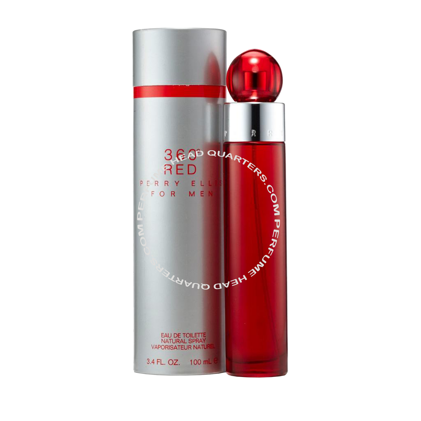 360 Degrees Red - Perry Ellis - 3.4 oz - Eau de Toilette - Fragrance - 844061000551 - Fragrance